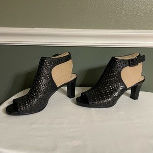 Alex Marie Open Toe Strap Heel